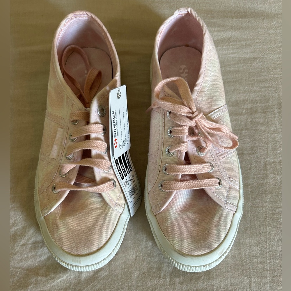 NWT Superga Pink TieDye Sneakers